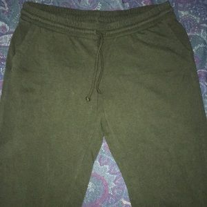 H&M brand green sweatpants
